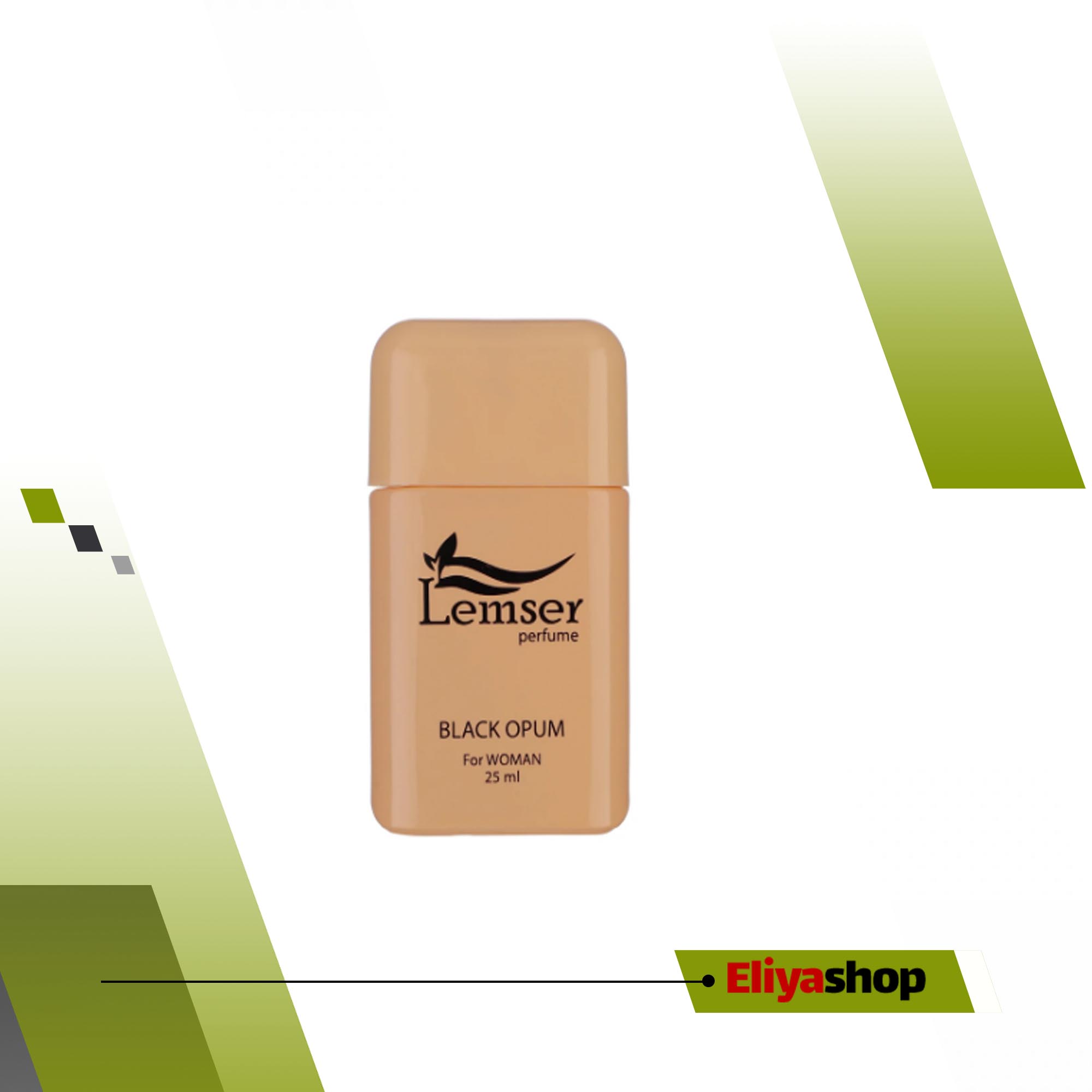 عطر جیبی زنانه لمسر مدل BLACK OPUM حجم 25 میلی لیتر