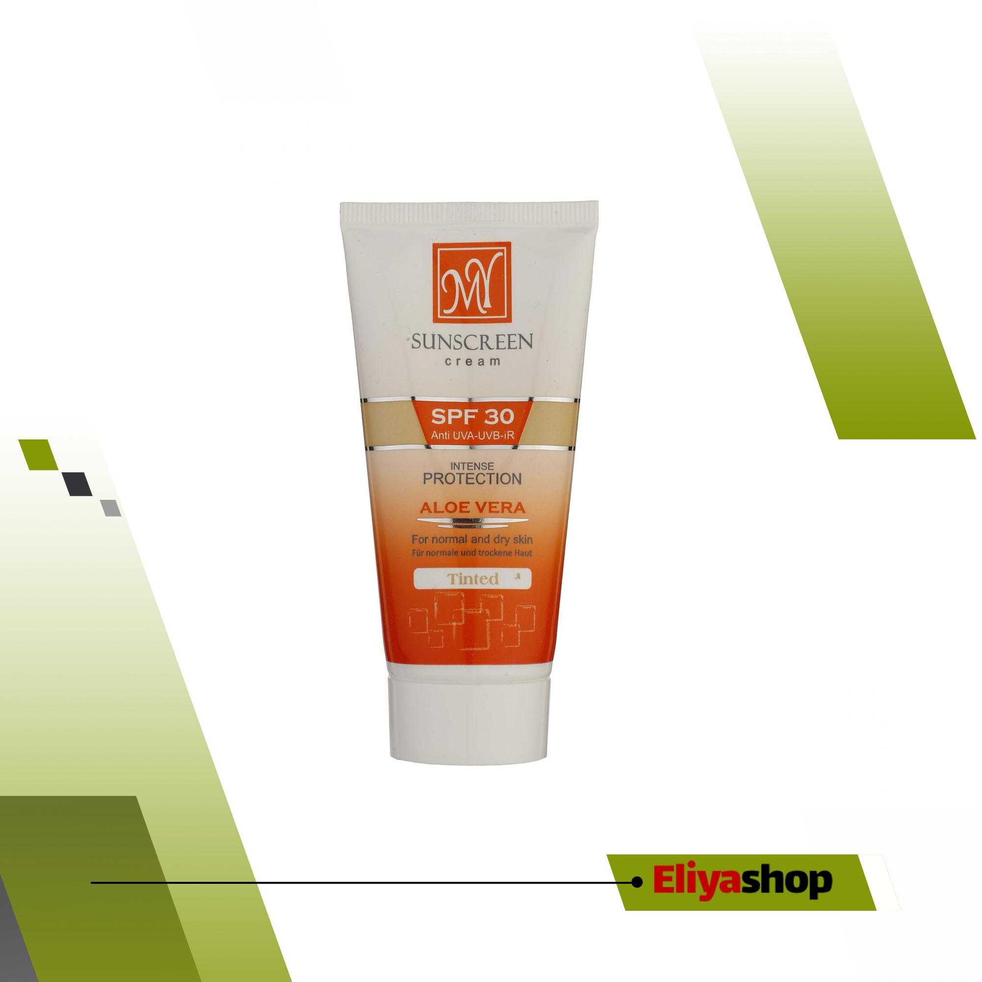 ضد آفتاب رنگی مای مدل SPF30 مناسب پوست های خشک و معمولی حجم 50 میلی لیتر