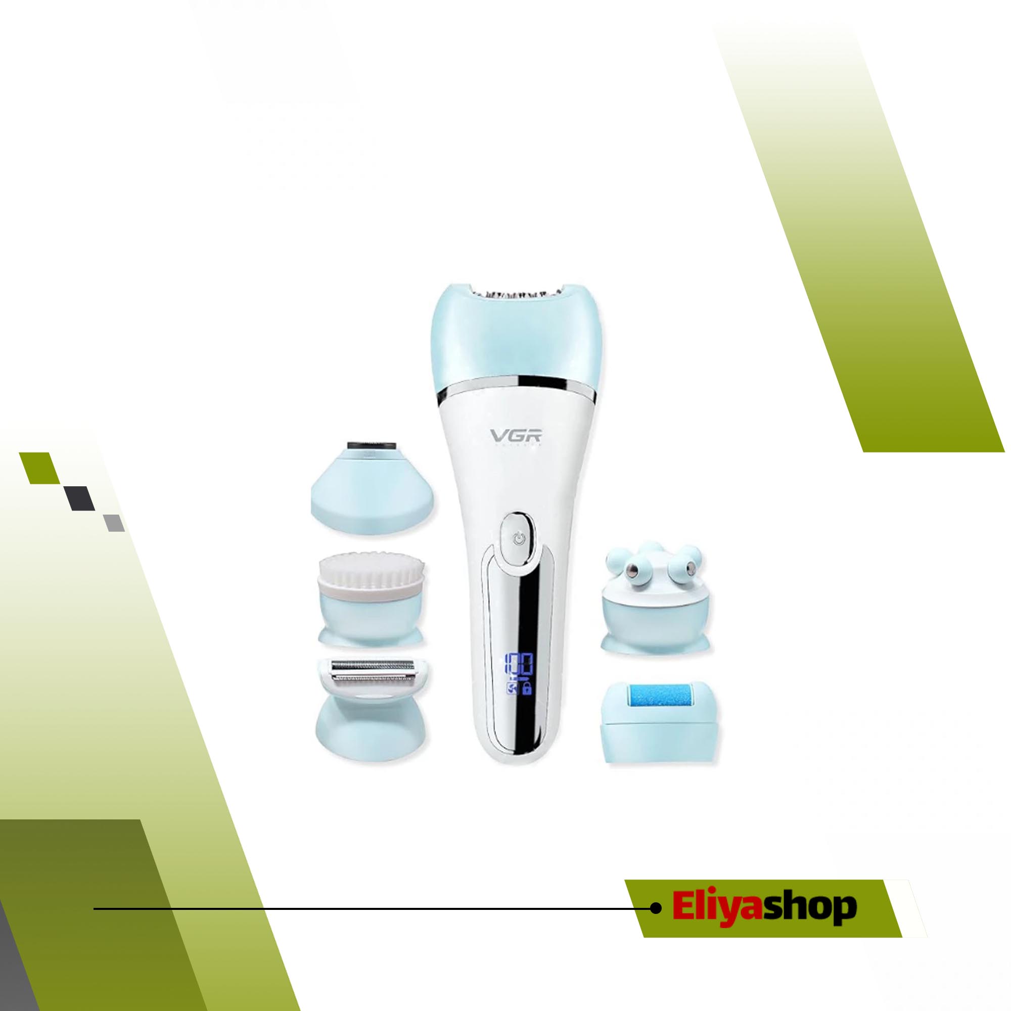 ست اصلاح موی بدن بانوان وی جی ار مدل V-733