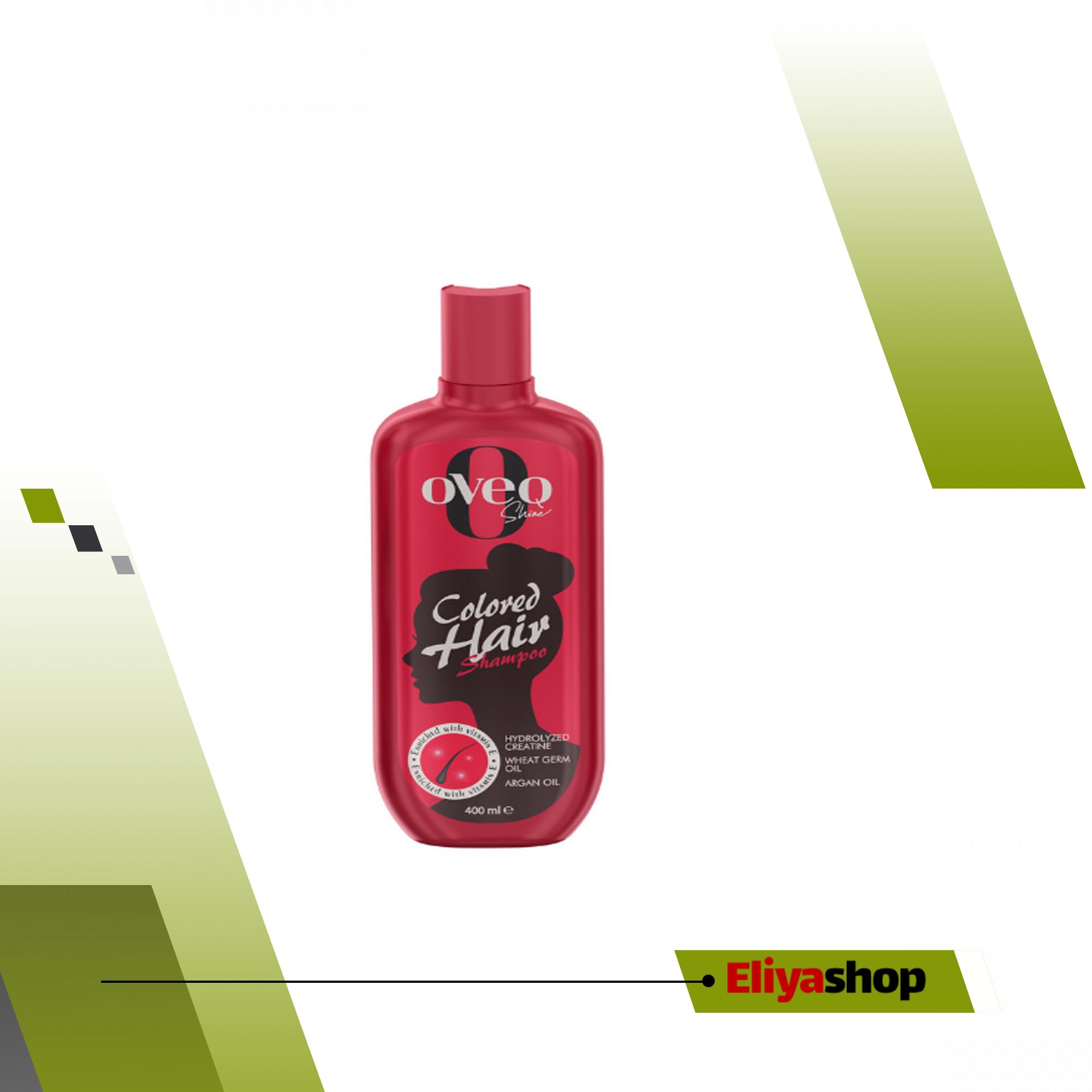 شامپو تثبیت‌کننده رنگ مو اوک شاین مخصوص موهای رنگ شده، حجم 400 میلی‌لیتر