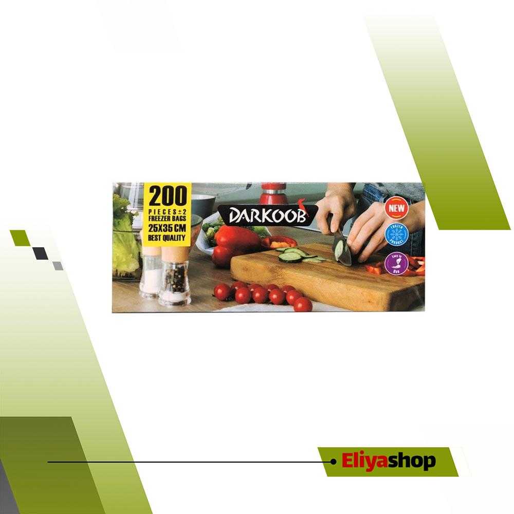 کیسه فریزر دارکوب مدل quality بسته 200 عددی