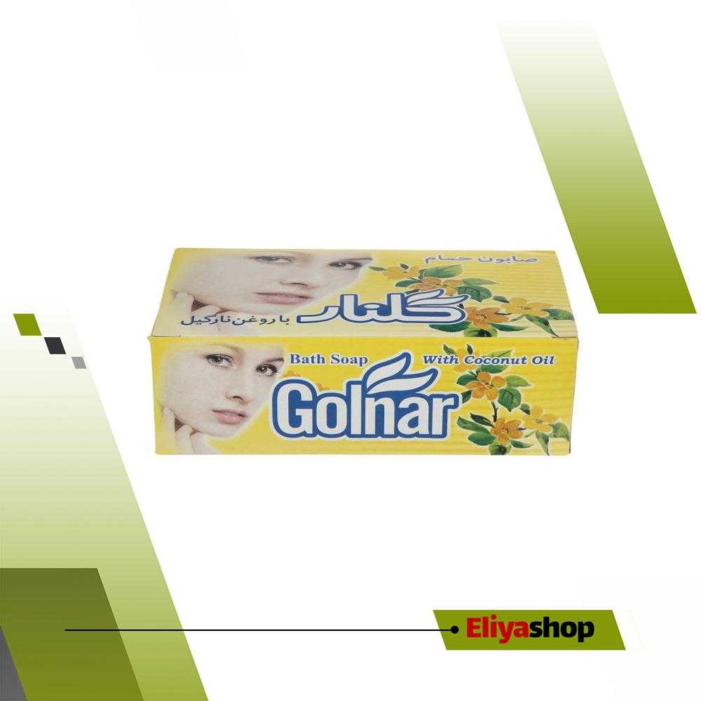 صابون گلنار مدل زرد بسته 6 عددی