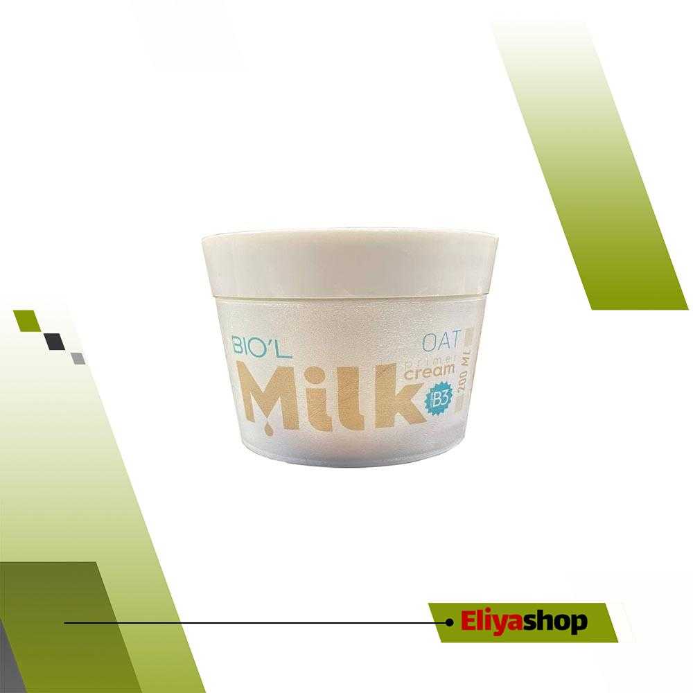 کرم نرم کننده بیول مدل شیر و جو حجم 200 میلی لیتر