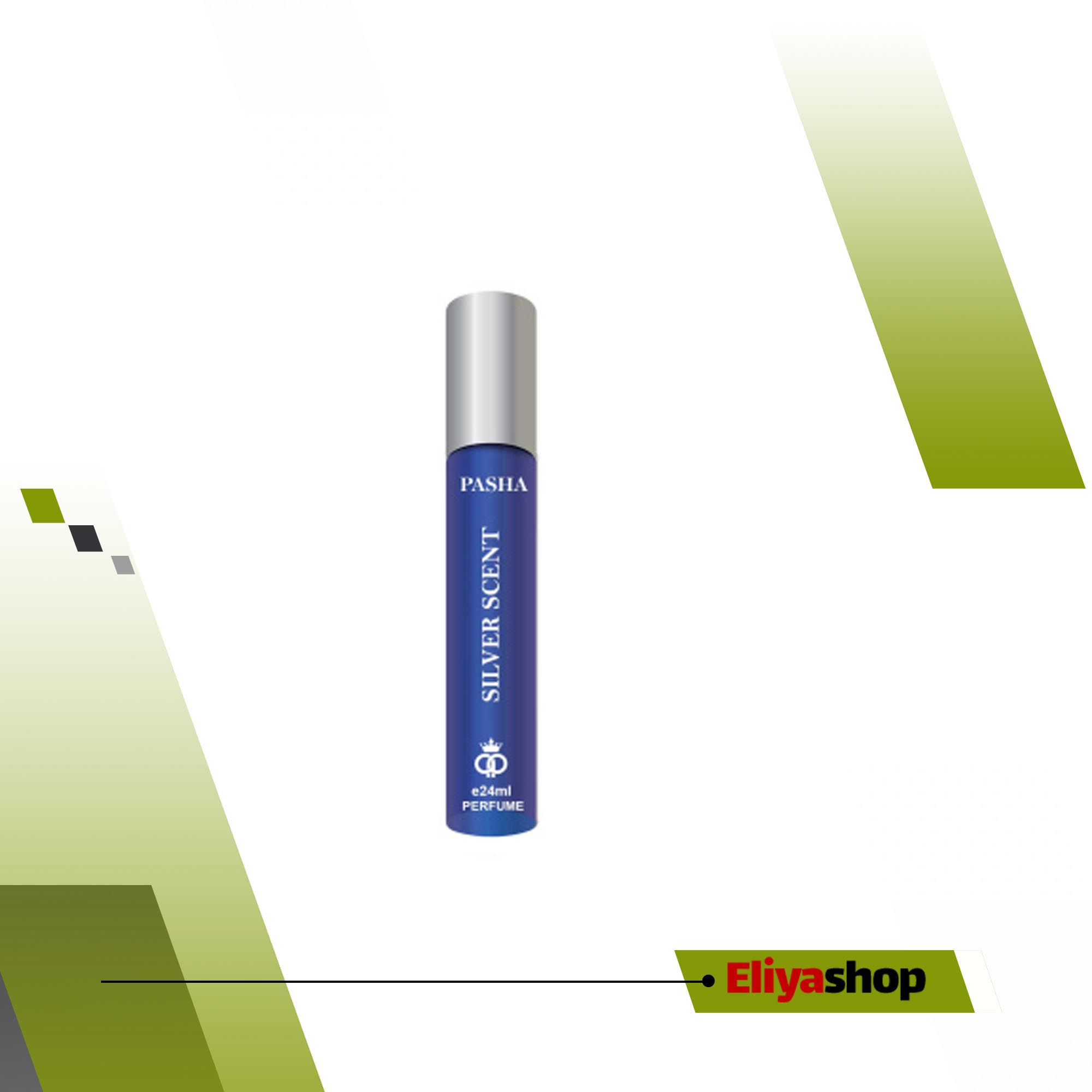 عطر جیبی مردانه پاشا مدل Silver Scent حجم 24 میلی لیتر