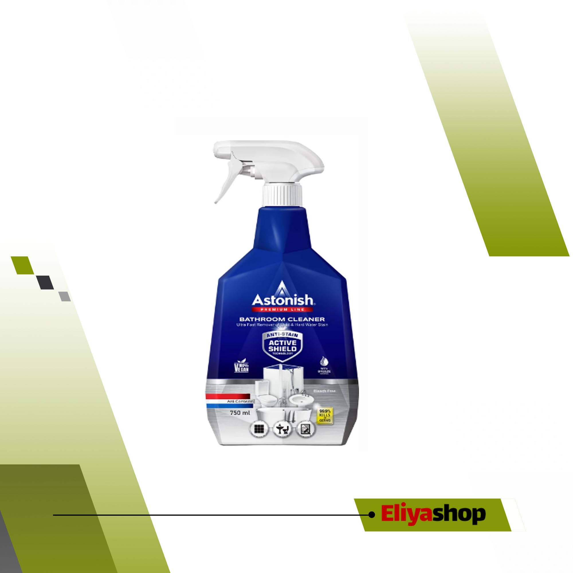 اسپری تمیز کننده سطوح سرویس بهداشتی استونیش مدل Ultra Fast حجم 750 میلی لیتر