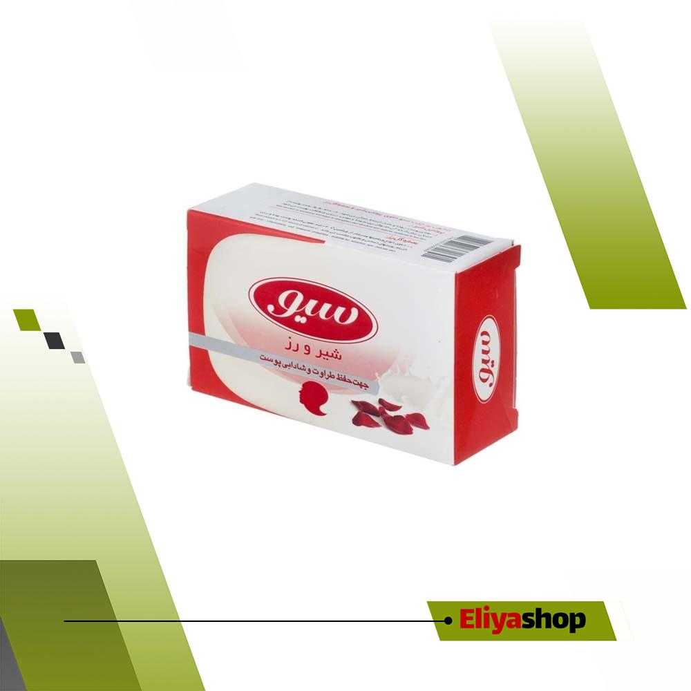  صابون حمام سیو مدل Milk And Rose مقدار 125 گرم 