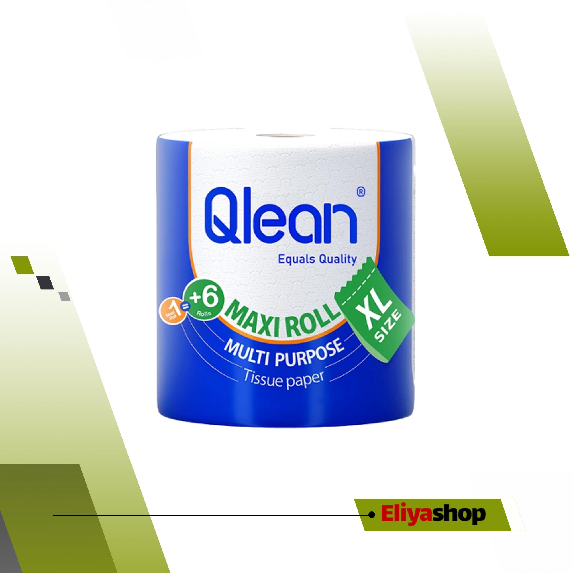 دستمال کاغذی دولایه کیولین ماکسی رول مدل چند منظوره سایز خیلی بزرگ