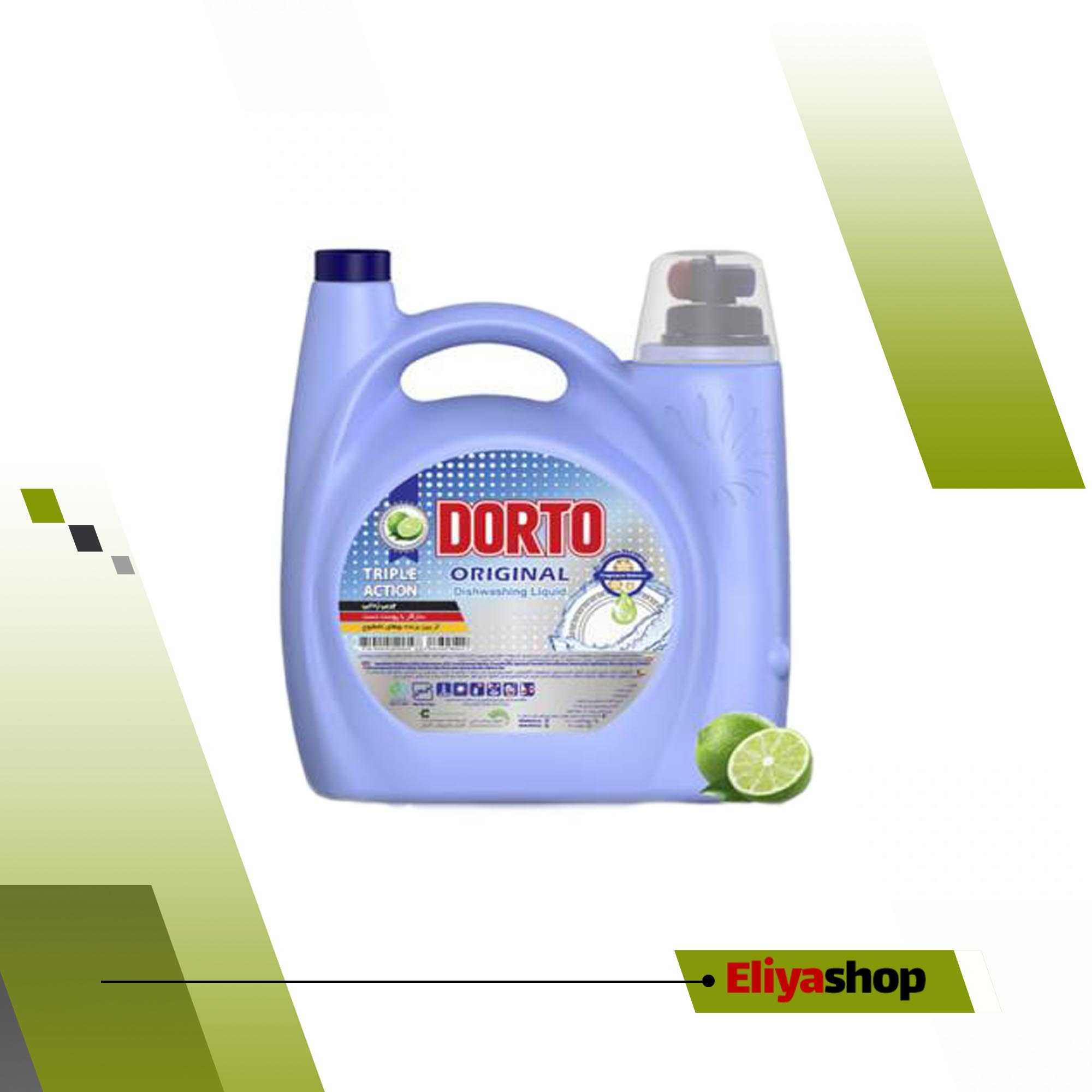 مایع ظرفشویی دورتو مدل Triple Action مقدار 3750 گرم