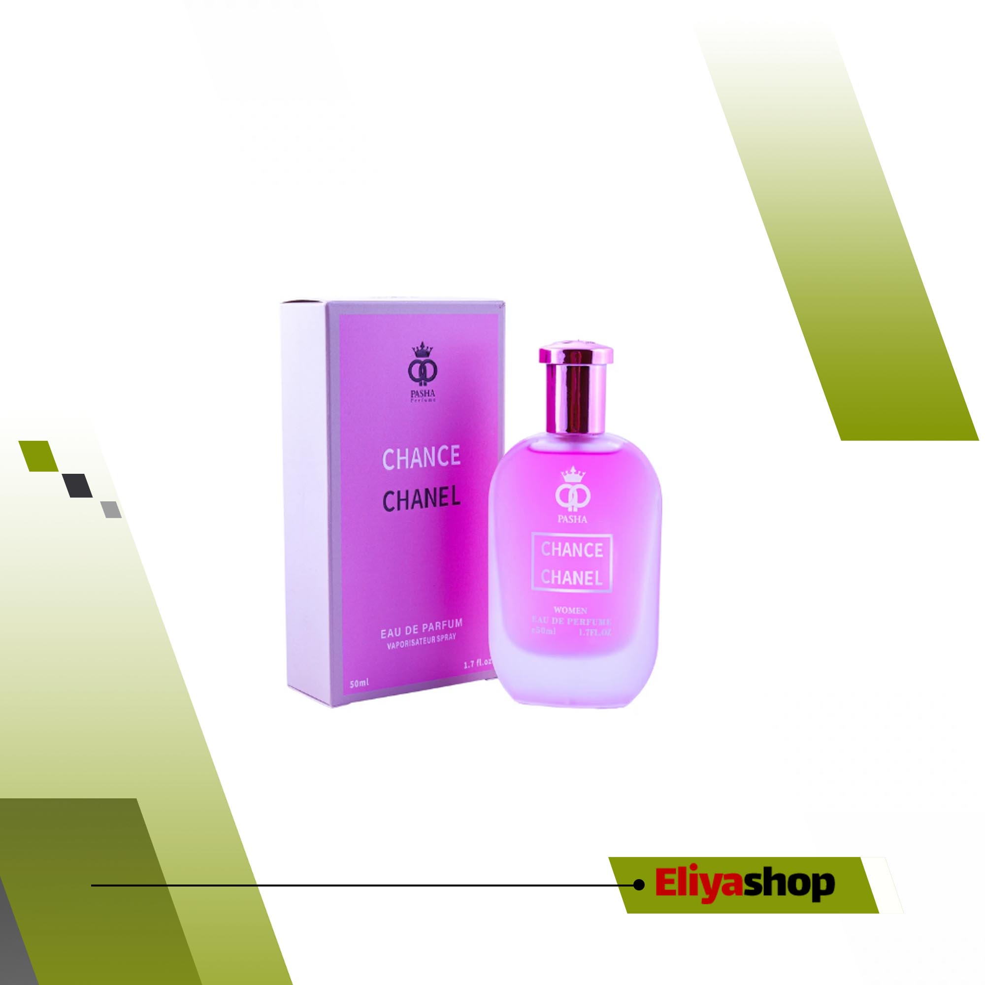 ادو پرفیوم زنانه پاشا مدل چنس چنل حجم 50 میلی لیتر