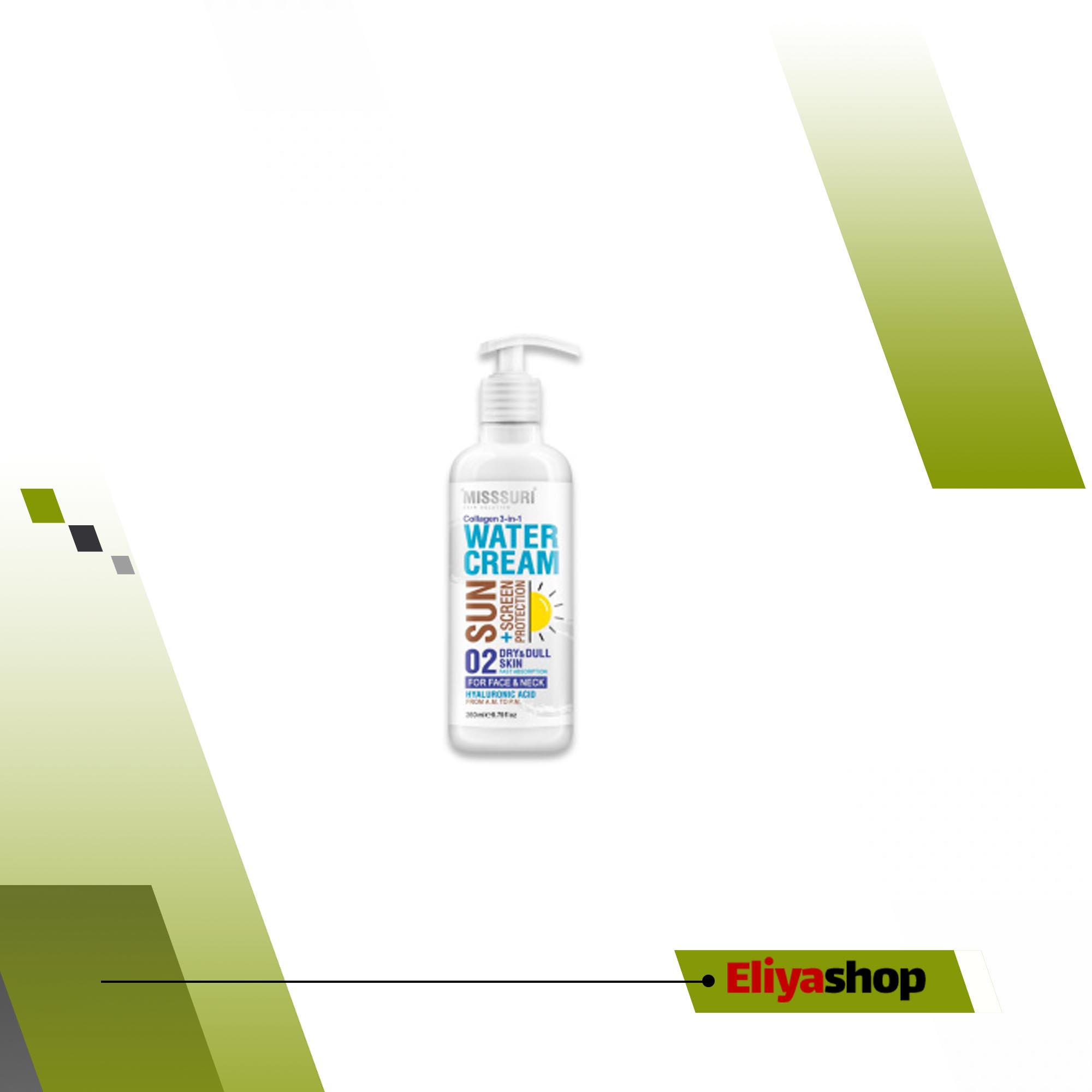 کرم ژل صورت و گردن میسوری مناسب پوست خشک حجم 260 میلی لیتر