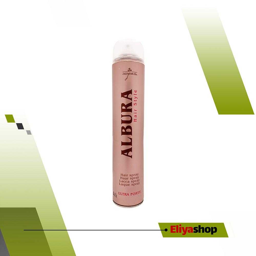 اسپری چسب مو آلبورا مدل Ultra Forte حجم 250 میلی لیتر