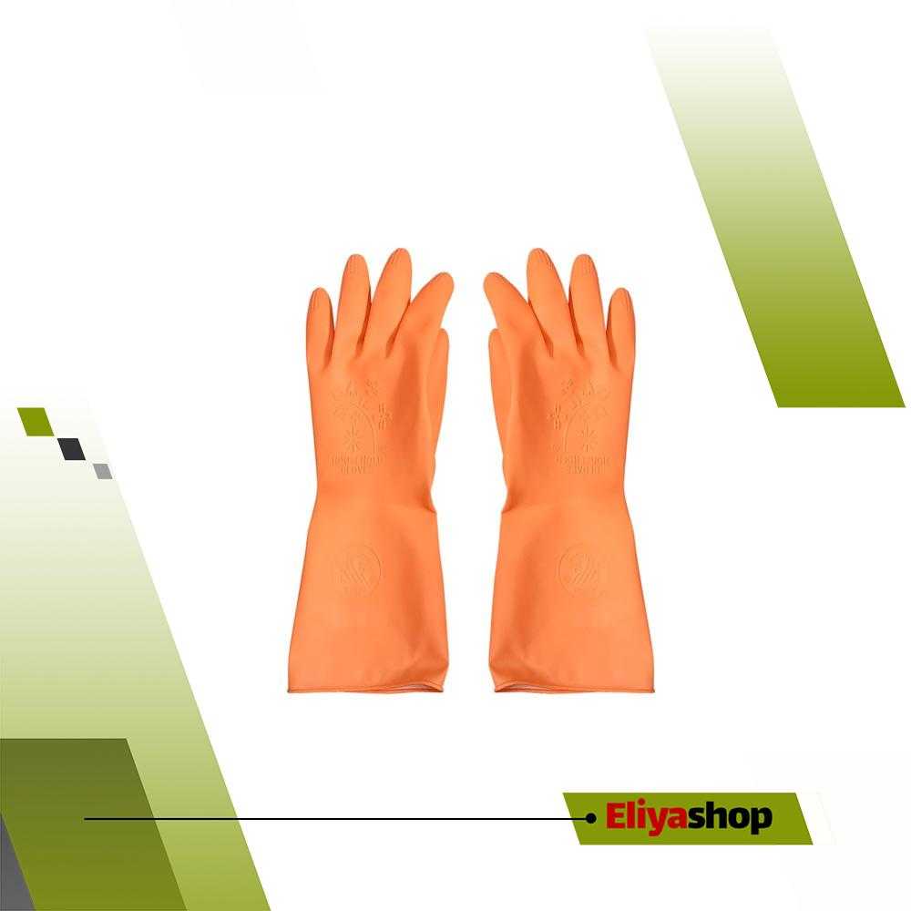 دستکش آشپزخانه تیراژه سایزمتوسط ساق کوتاه