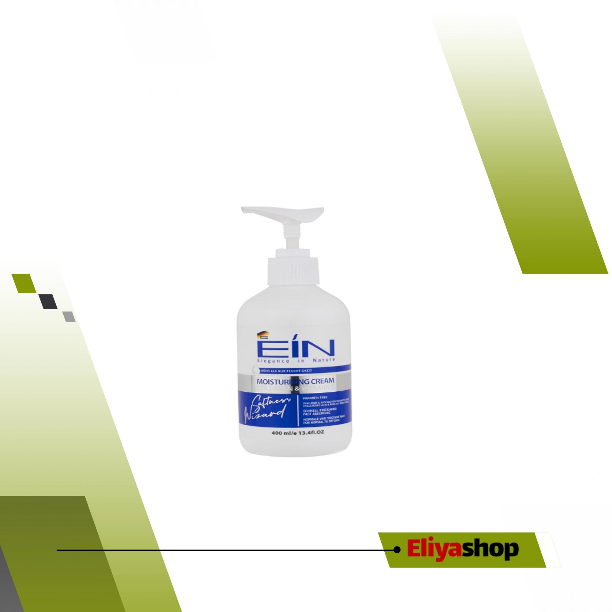 کرم مرطوب کننده ای آی ان مدل Moisturizing حجم 400 میلی لیتر