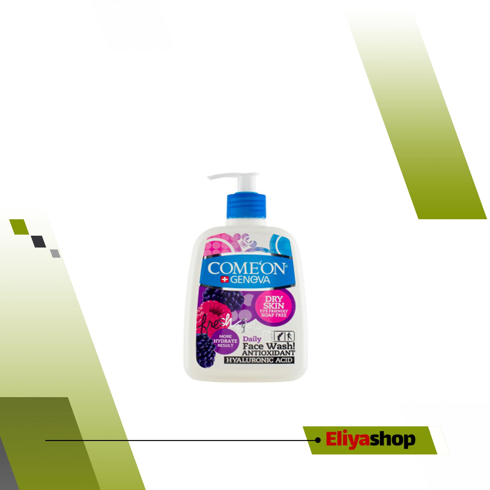 ژل شستشو صورت کامان مناسب پوست خشک حجم 500 میلی لیتر