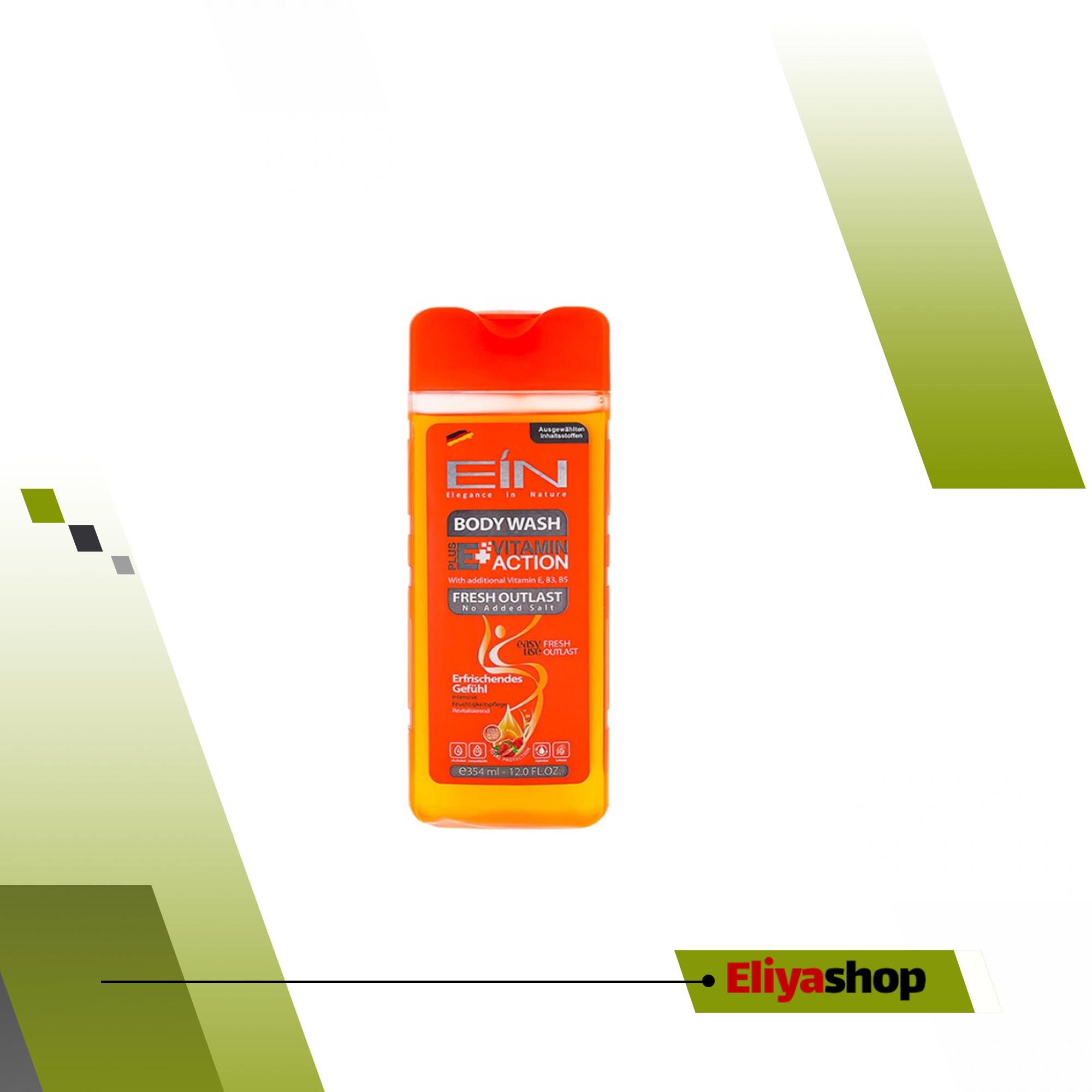 شامپو بدن زنانه ویتامینه و لطافت بخش ای آی ان