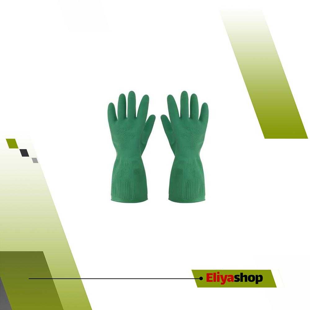 دستکش آشپزخانه تیراژه سایز لارج ساق کوتاه